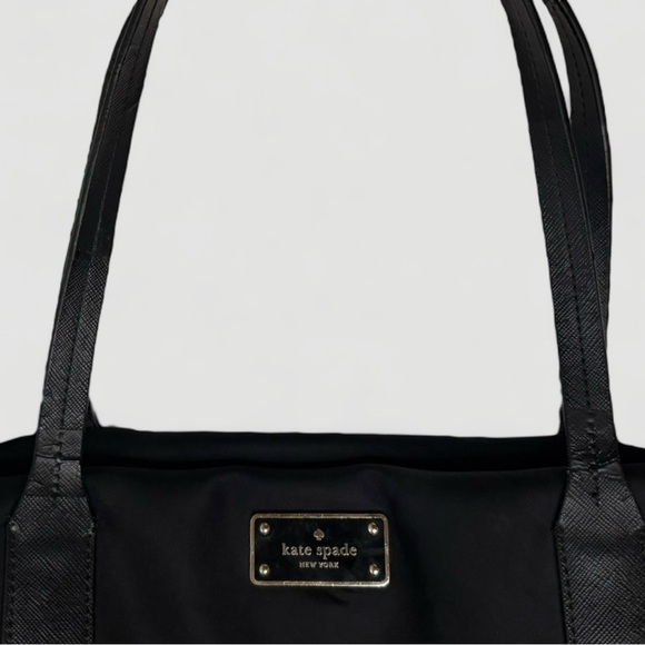 Kate Spade Chelsea Large Baby Tote Diaper Bag & Changing Pad Black, Tan Interior - Picture 10 of 16